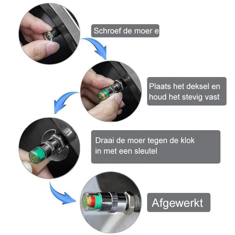 Bandenspanning Indicator Ventieldopjes - Image 2