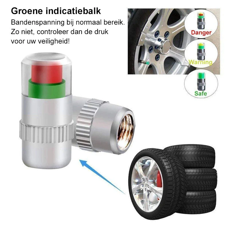 Bandenspanning Indicator Ventieldopjes - Image 3