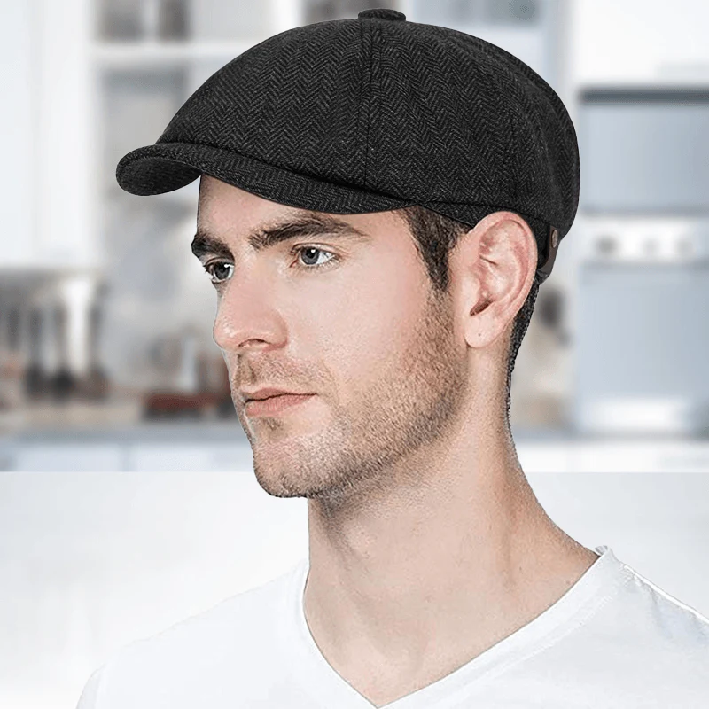 ChicCap - Nieuwe baret newsboy-cap | 50% KORTING - Image 2