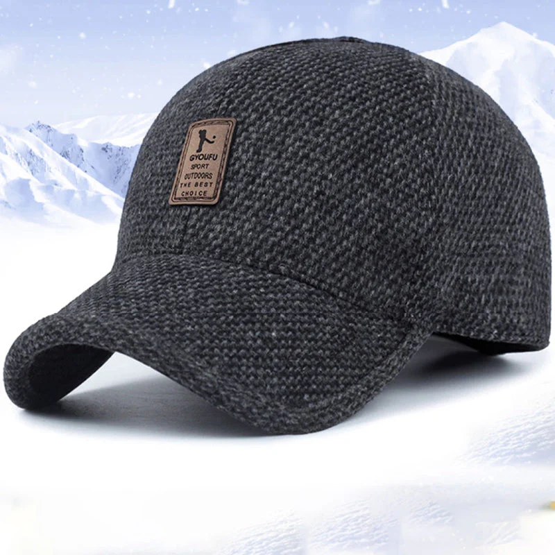Baseball cap Winter Dad Hat Warm Snapback Caps - Image 2