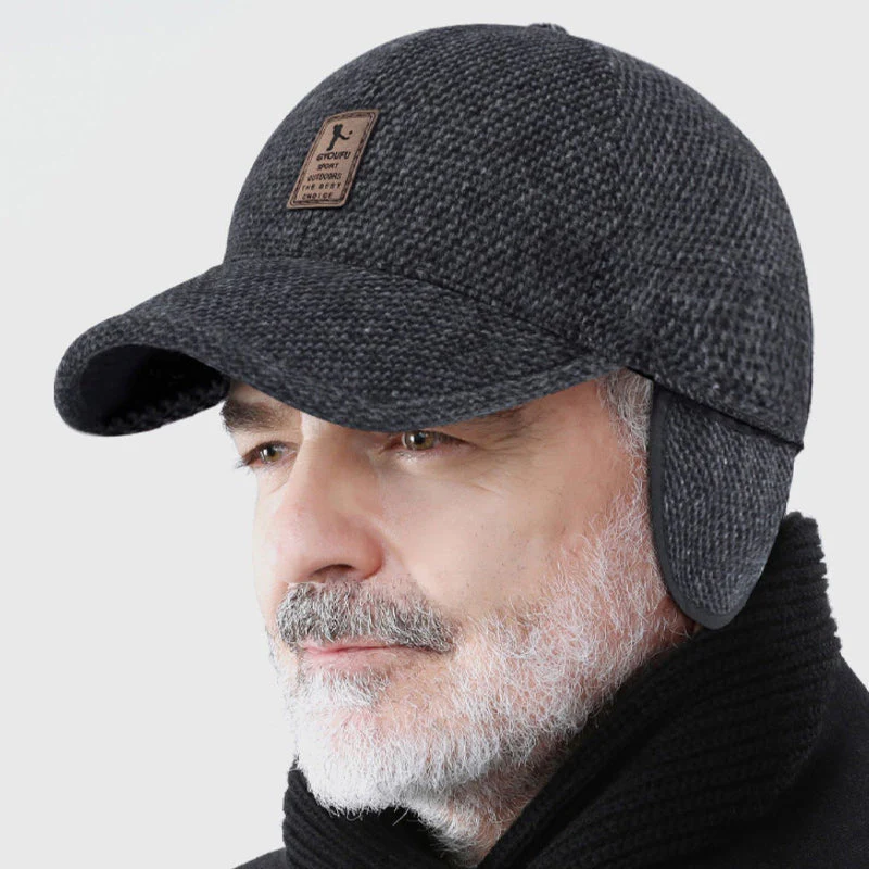 Baseball cap Winter Dad Hat Warm Snapback Caps - Image 3