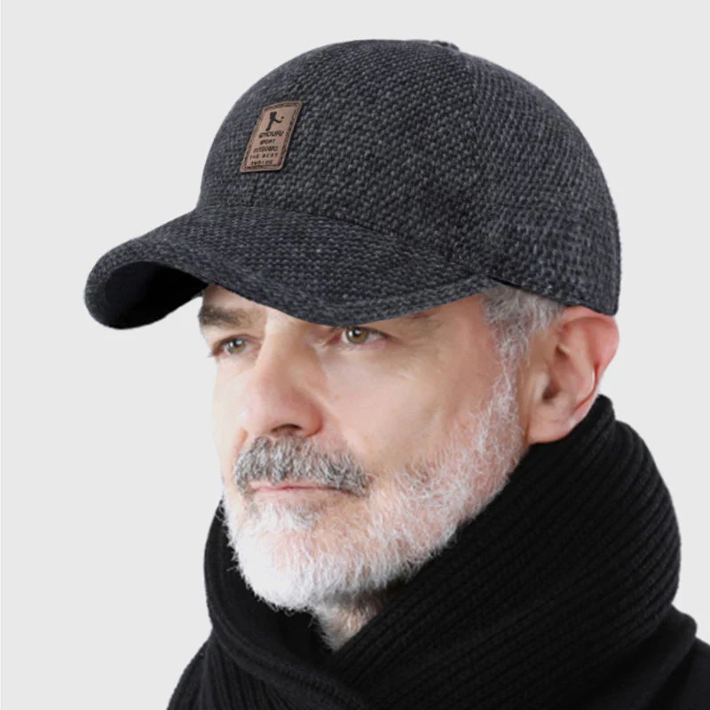 Baseball cap Winter Dad Hat Warm Snapback Caps - Image 7
