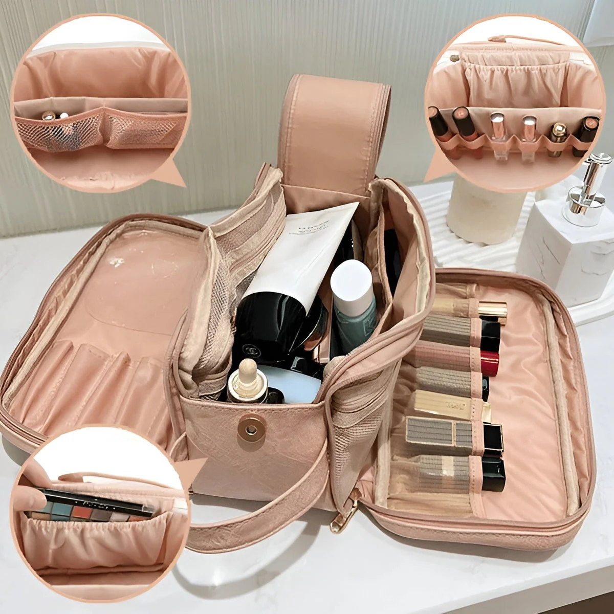 BeautyStash - Maximale capaciteit en perfecte organisatie voor uw cosmetica | 50% KORTING