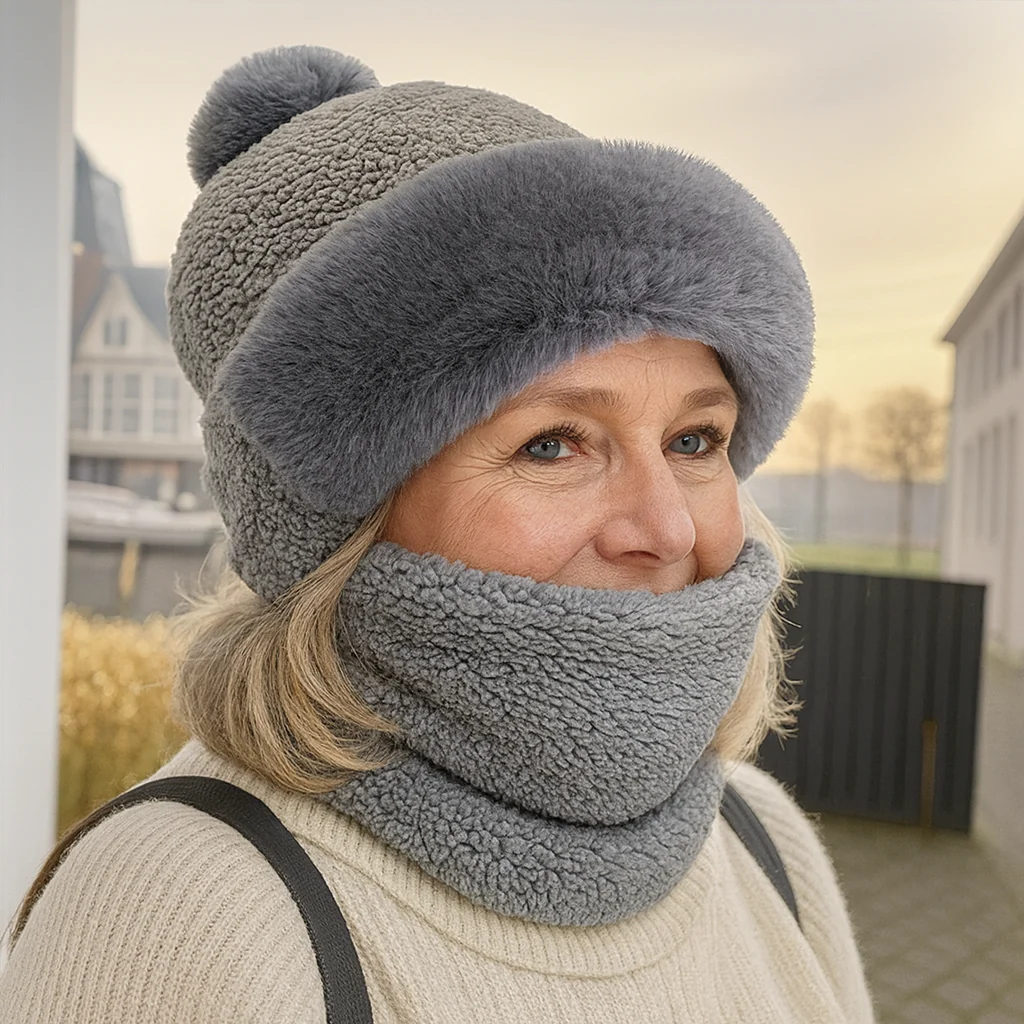 WinterLuxe – Fleece Muts & Sjaal Set | 1+1 GRATIS - Image 7