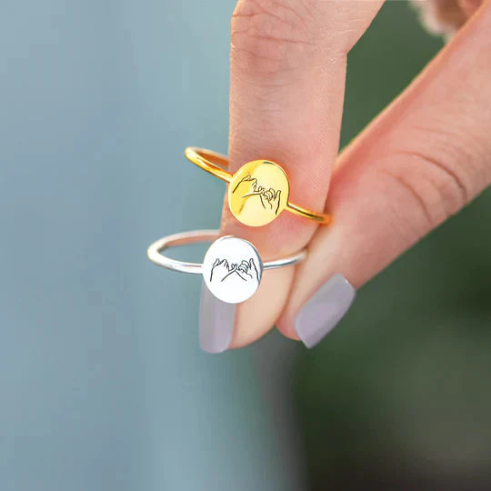 Belofte Ring Naast Elkaar