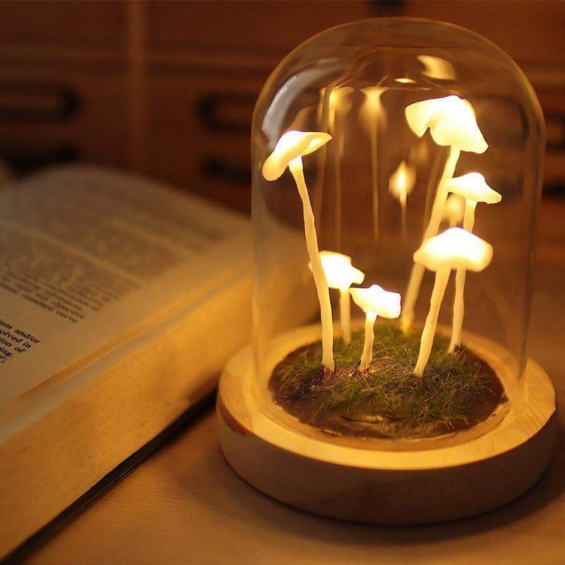 Betoverende DIY paddestoellamp voor thuisdecoratie