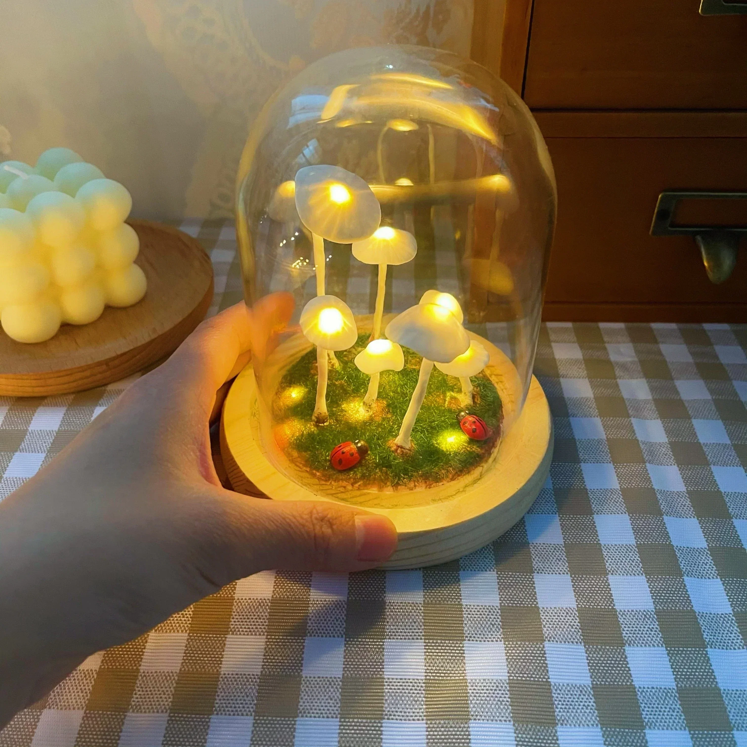 Betoverende DIY paddestoellamp voor thuisdecoratie - Image 5