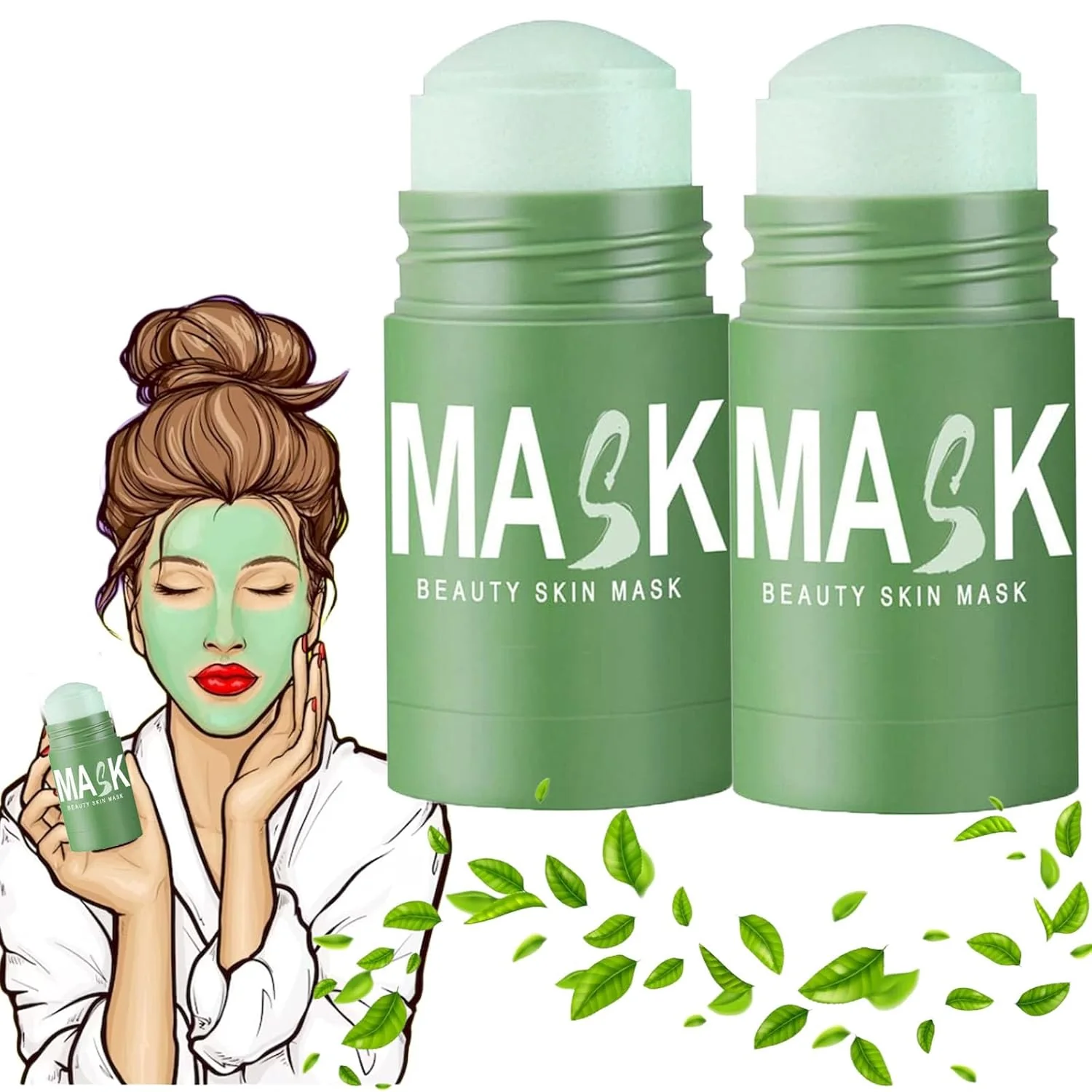 GlowTea™ – Groene Thee Masker voor Diepe Reiniging & Hydratatie | 1+1 GRATIS - Image 3