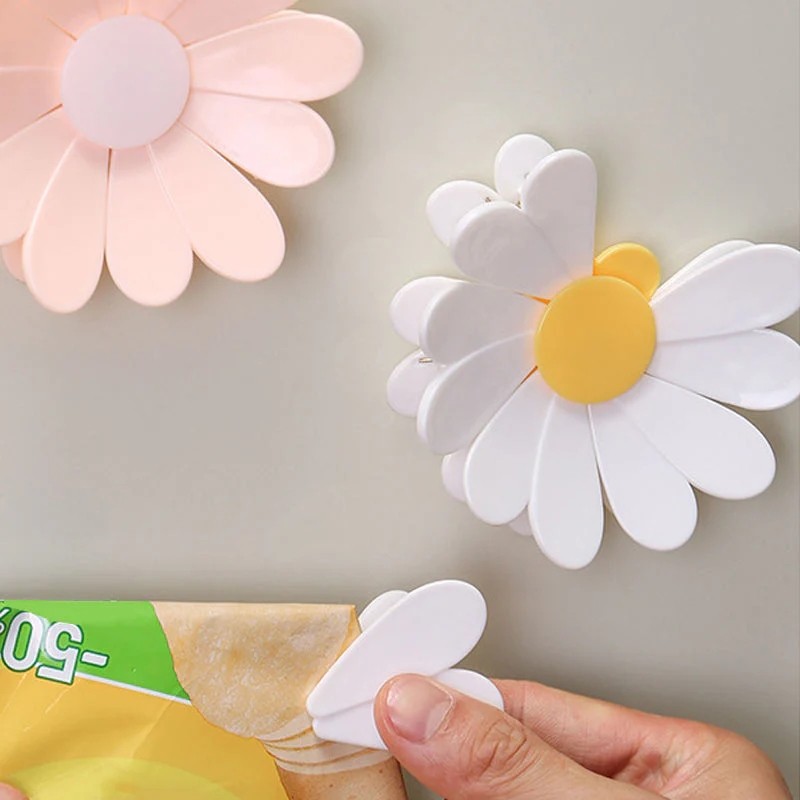 Bloemrijke Magneetsnackclips – Versheid Ontmoet Moeiteloze Charme