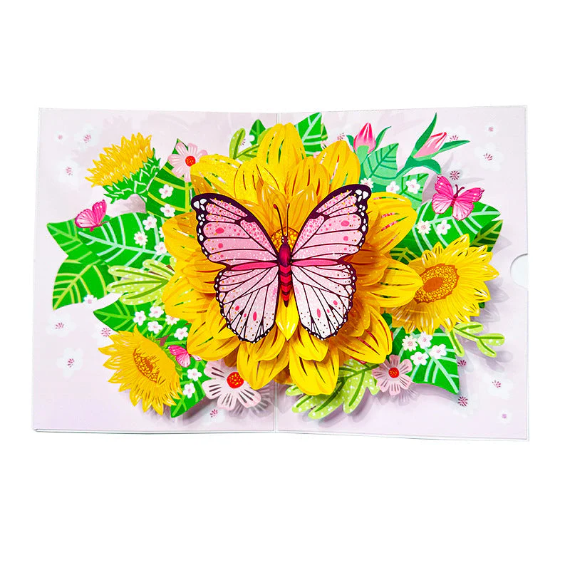 BloomLux – 3D Pop-up Bloemenkaart | 1+2 GRATIS - Image 3