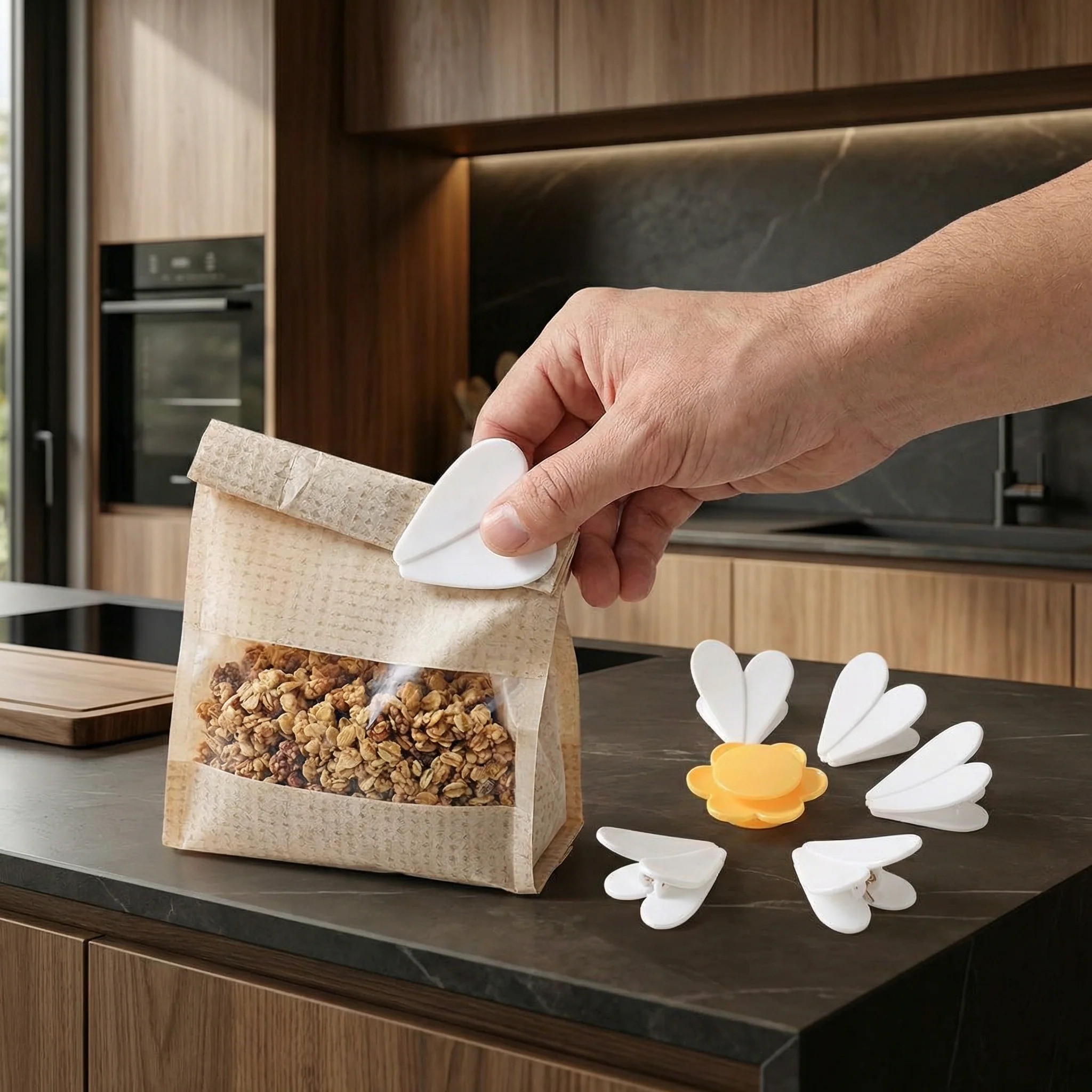 BloomSeal — Verse Snackclips Set van 4 stuks | 50% KORTING - Image 2