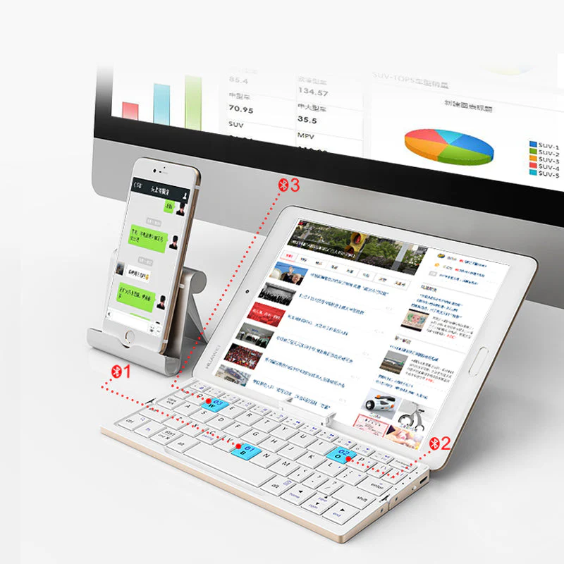 Bluetooth opvouwbaar toetsenbord - Image 5