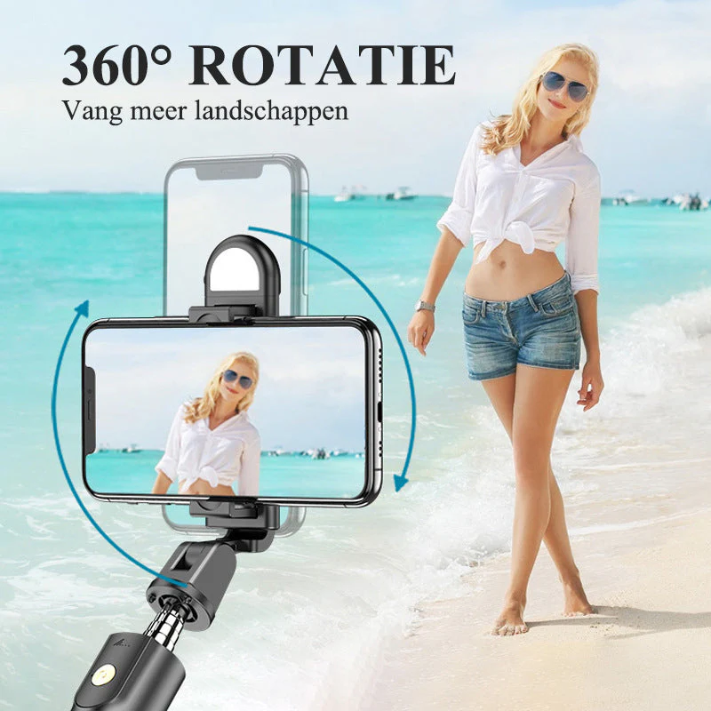 Bluetooth Remote Selfie Stick Tripod - Image 2