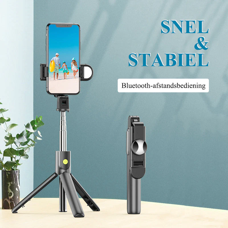 Bluetooth Remote Selfie Stick Tripod - Image 3