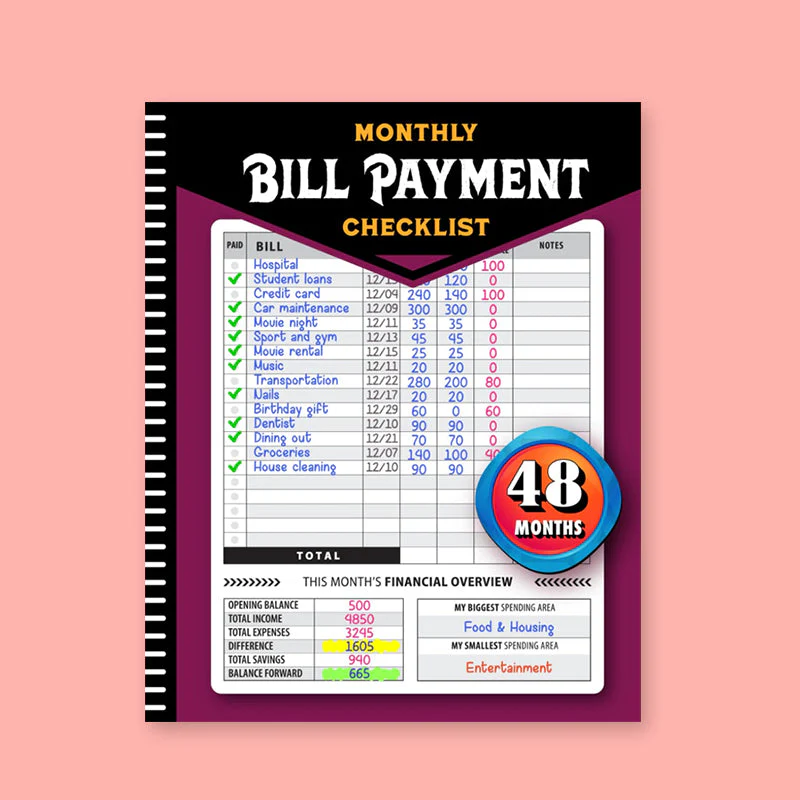 BudgetMaster  - Boek voor het beheren van factuurbetalingen | 50% KORTING - Image 3