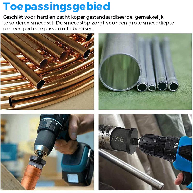 Boorset met smeed gereedschap - Image 4