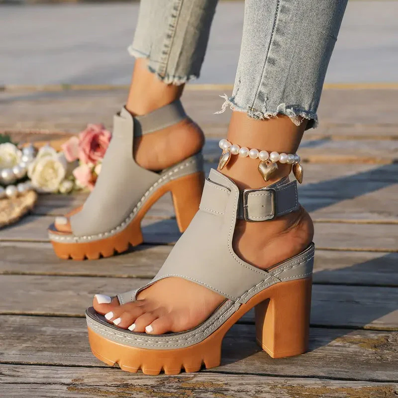 Brielle – Dames Comfortabele Sandalen met Verhoogde Hak en Verstelbare Pasvorm - Image 15