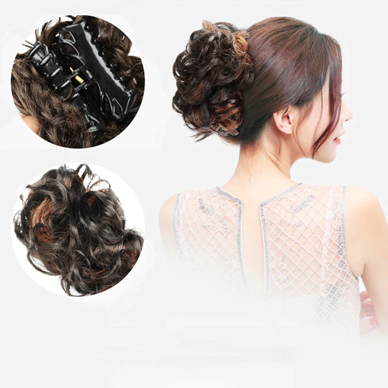 Bun Clipping Flower Bud-pruik - Image 5