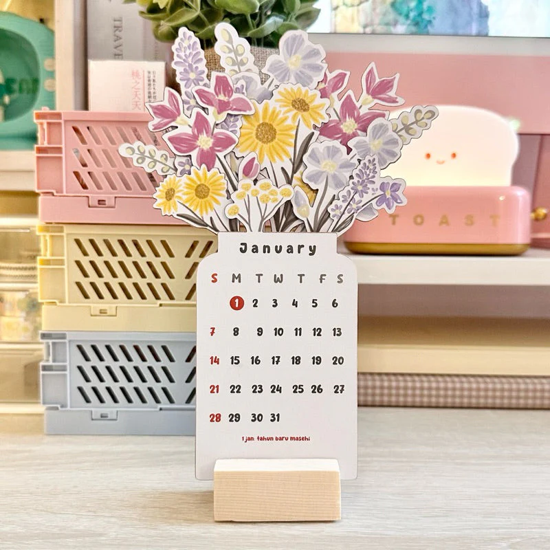 Bureaukalender Bloeiende Bloemen 2024 - Image 6