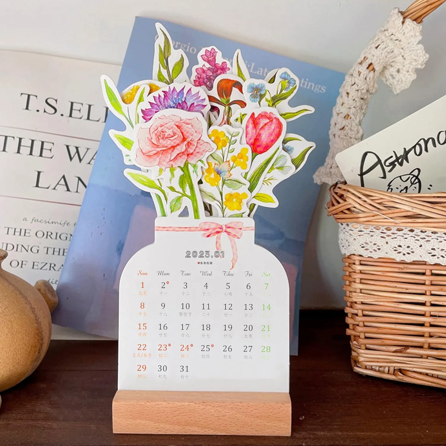 Bureaukalender Bloeiende Bloemen 2024 - Image 7