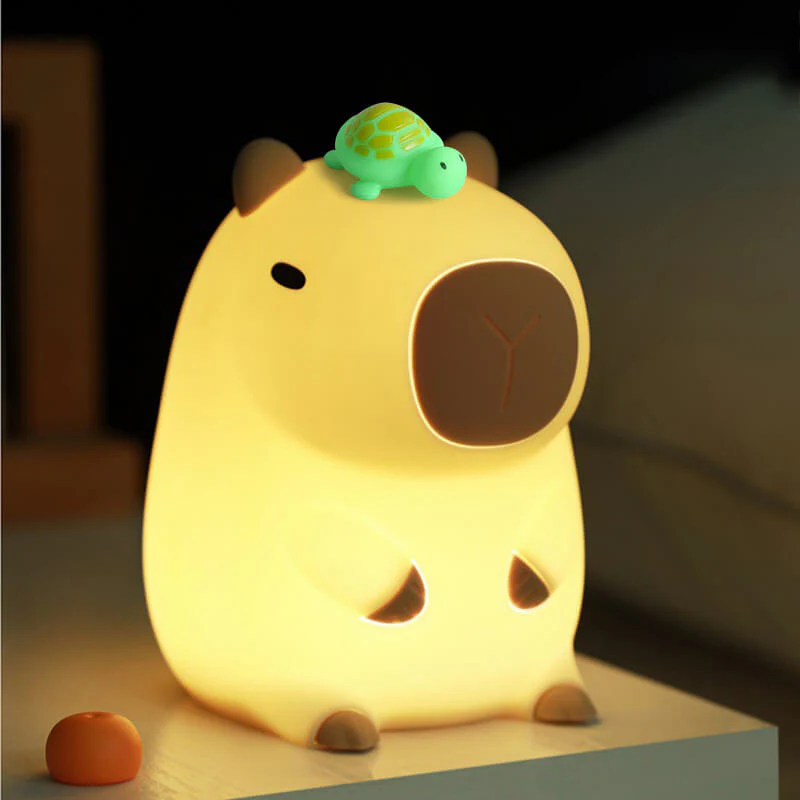 Capybara Squishy siliconen LED nachtlampje - Image 2