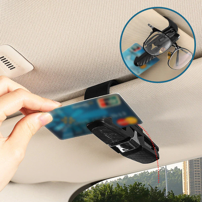 Car Sun Visor Glasses Clip - Image 3