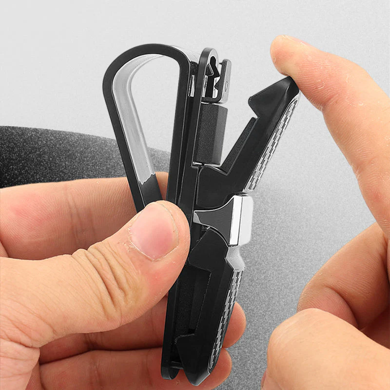 Car Sun Visor Glasses Clip - Image 4