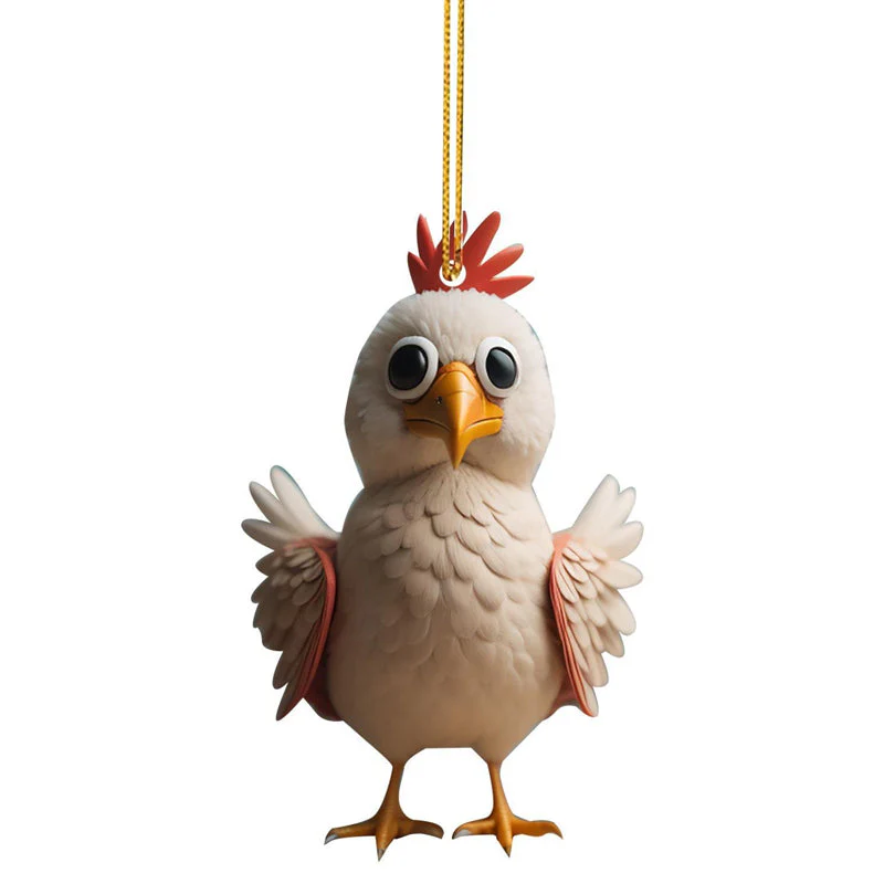 Cartoon rooster decorative ornaments - Image 20