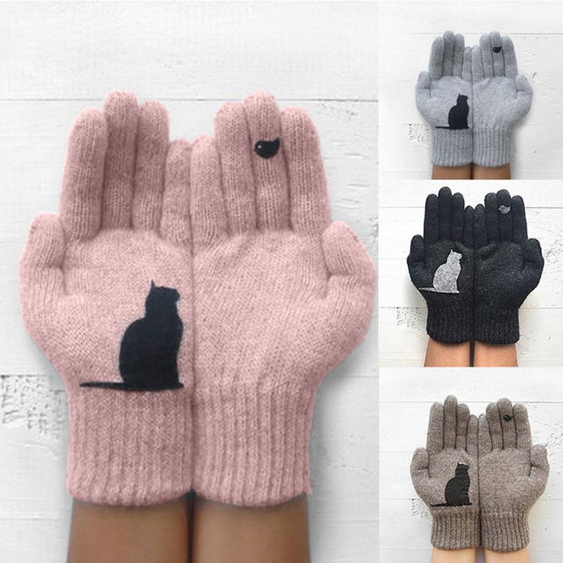 Cat style cotton gloves - Image 2