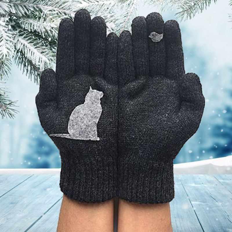 Cat style cotton gloves - Image 3