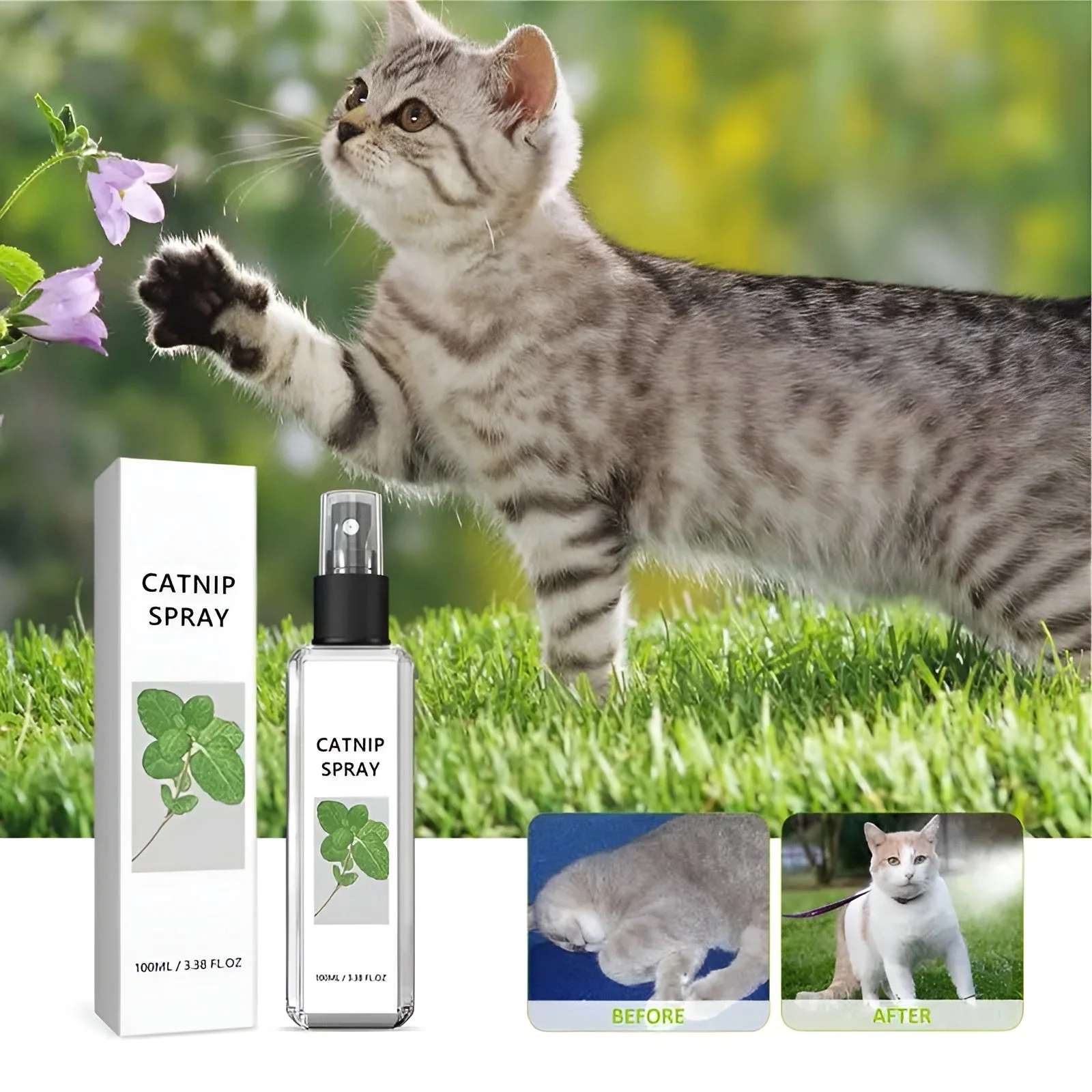 CatMagnet Spray 100 ML - Laat je kat meteen van zijn nieuwe bed houden | 1+1 GRATIS