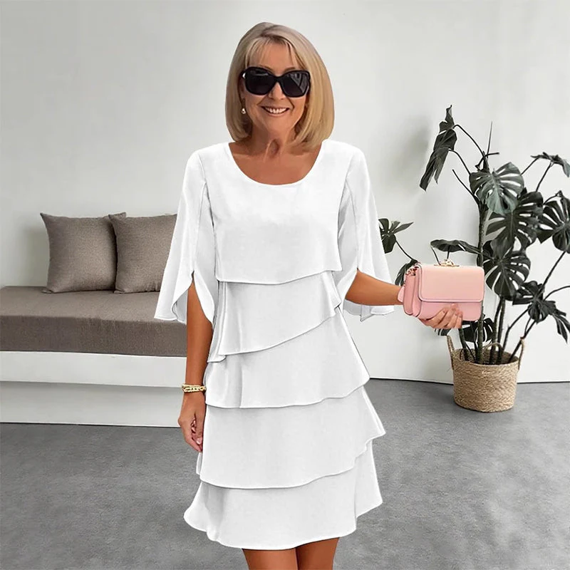 Celia – Elegante Ruffle Jurk | 50% KORTING - Image 21