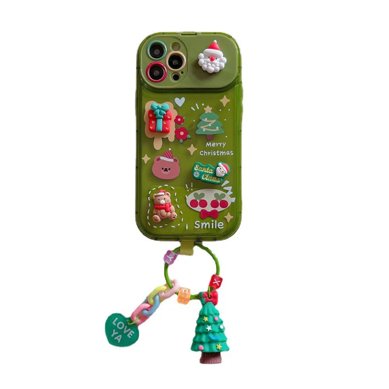Christmas Tree Pendant iPhone Cover with Mirror - Image 11