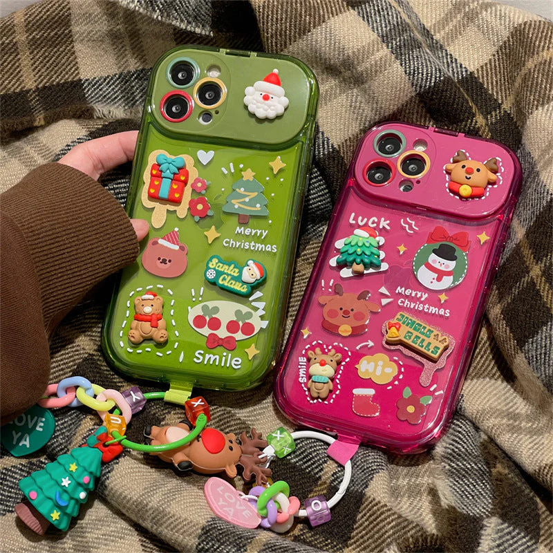 Christmas Tree Pendant iPhone Cover with Mirror - Image 4