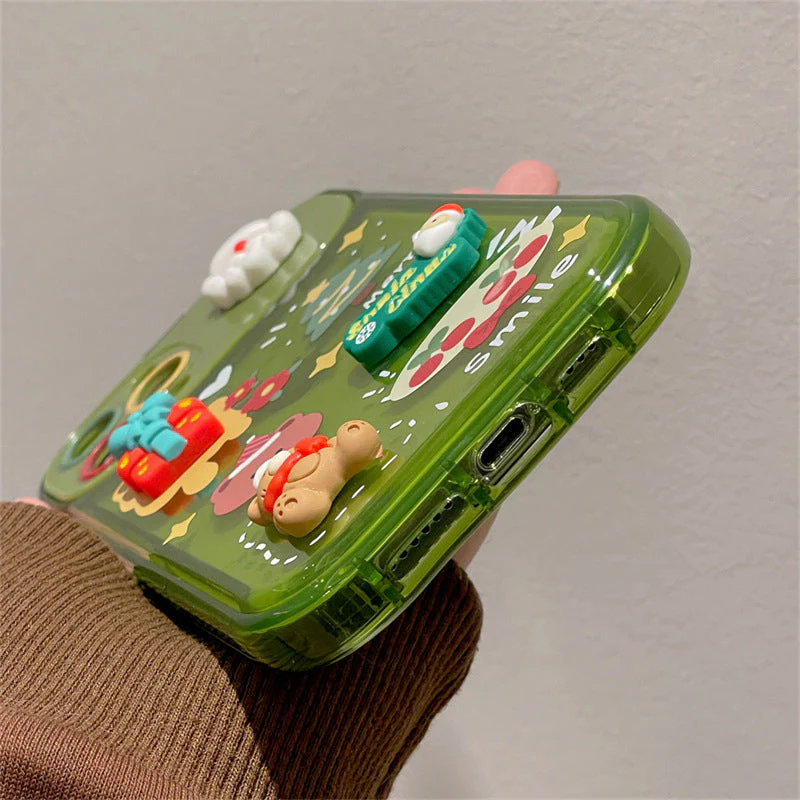 Christmas Tree Pendant iPhone Cover with Mirror - Image 7