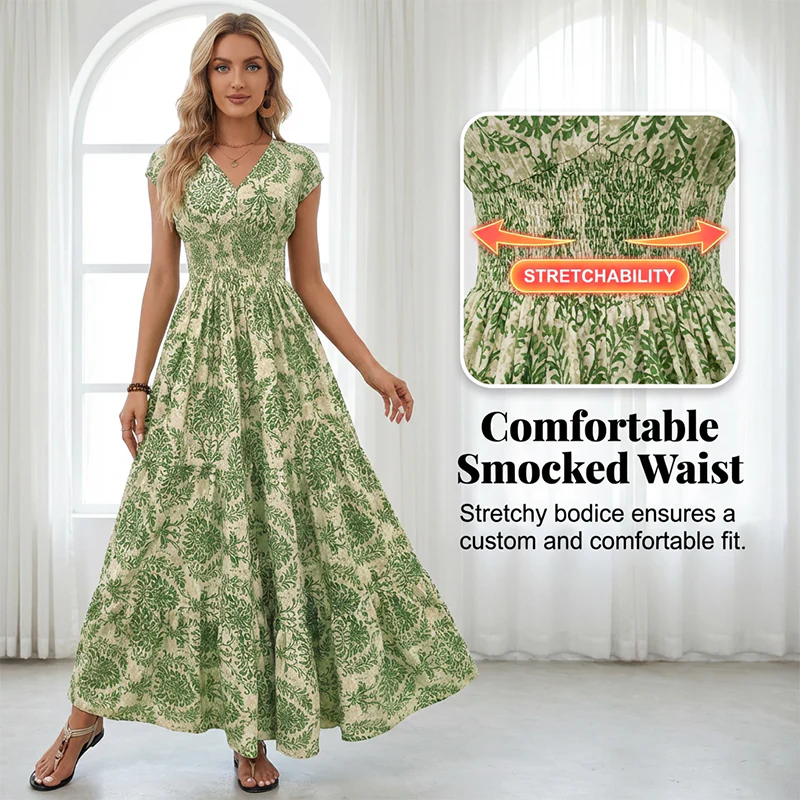 Clara — Florale Elegantie Jurk | 50% KORTING - Image 12