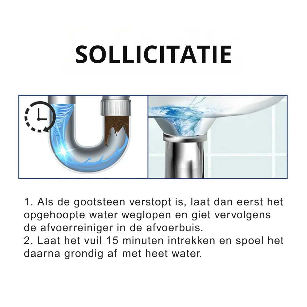 ClearSense – Krachtige afvoerreiniger 350g | 1+1 GRATIS - Image 3