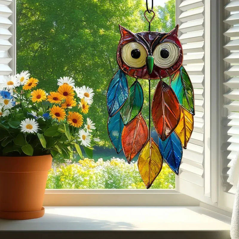 ColorOwl – Raamdecoratie met kleurrijk lichtspel | 1+1 GRATIS - Image 5