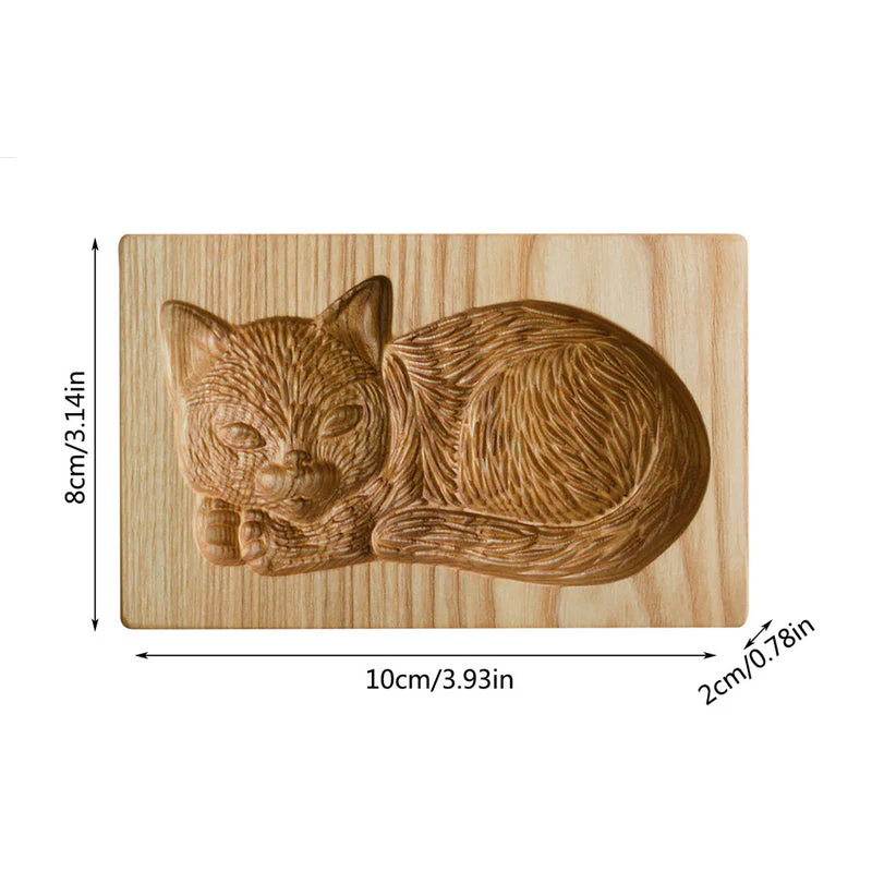 Cookie snijder met houtpatroon - Image 13