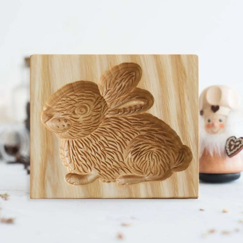 Cookie snijder met houtpatroon - Image 4