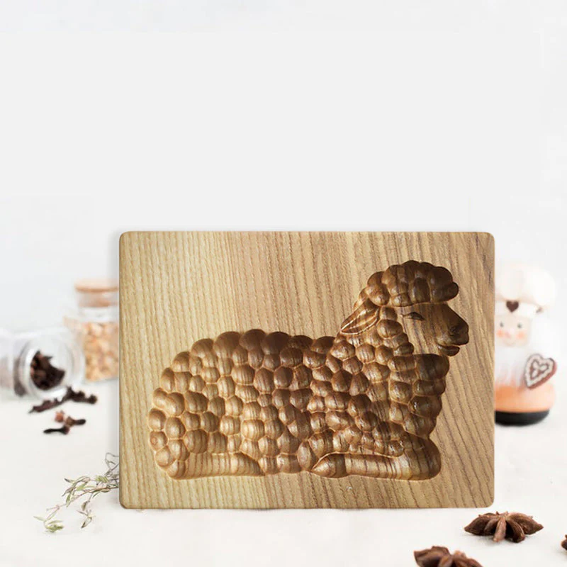 Cookie snijder met houtpatroon - Image 7