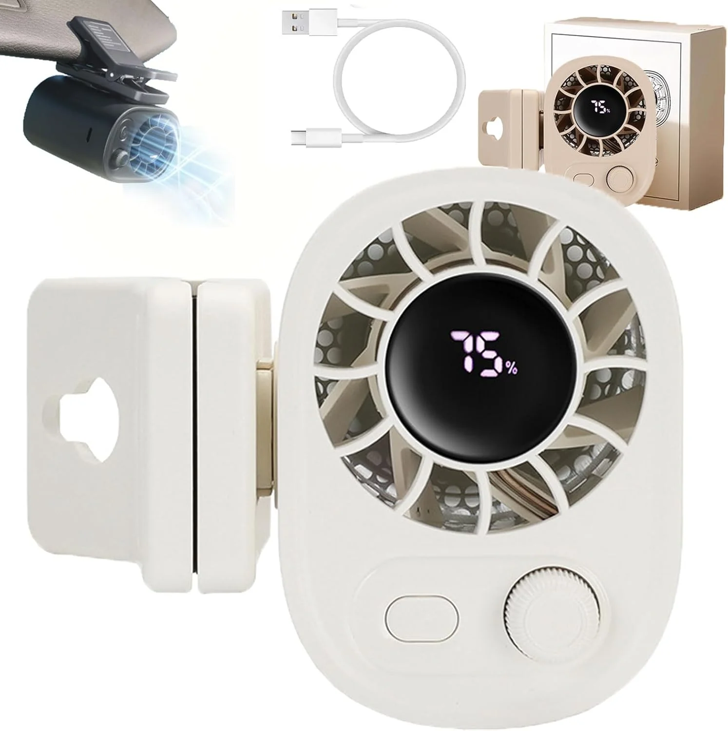 CoolBreeze™ Autoventilator met clip | 50% korting - Image 9