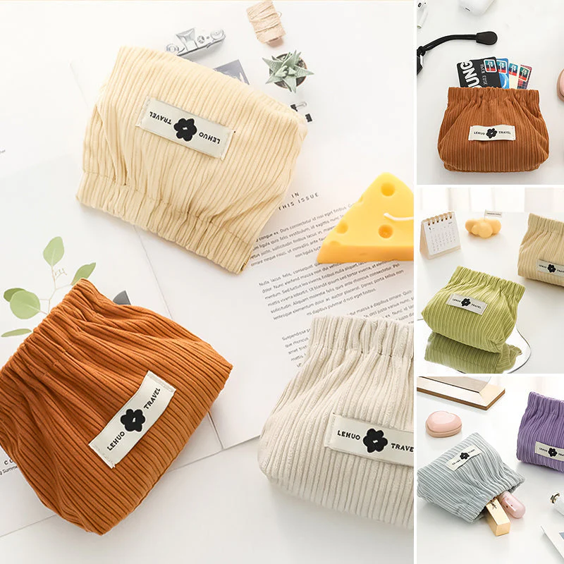Corduroy elastische haarband organisator - Image 2