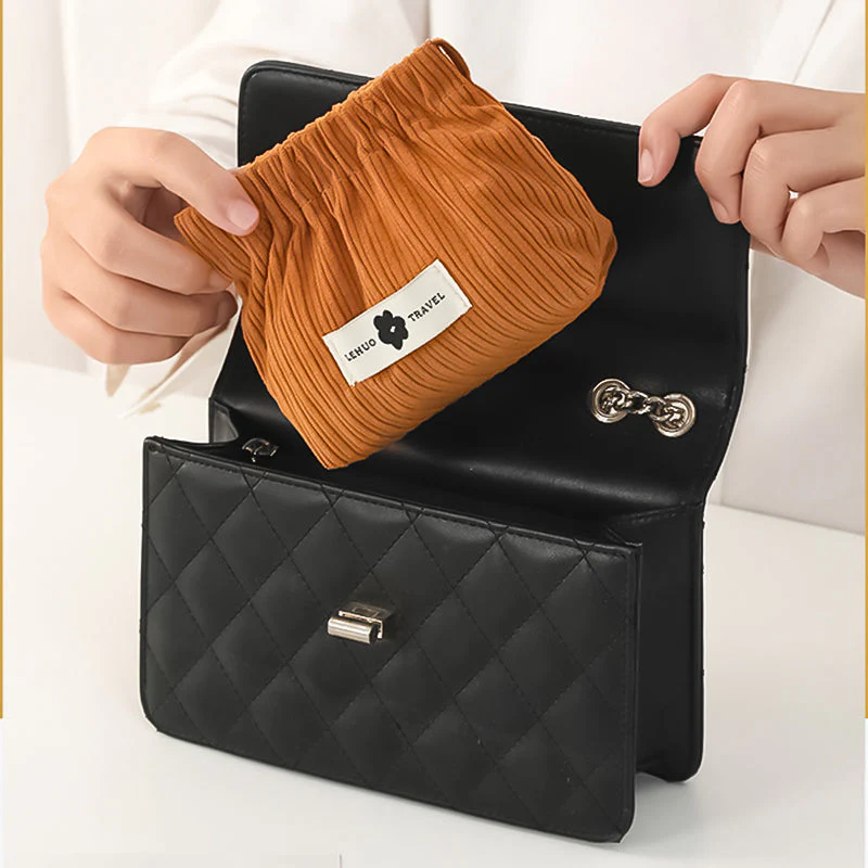 Corduroy elastische haarband organisator - Image 3