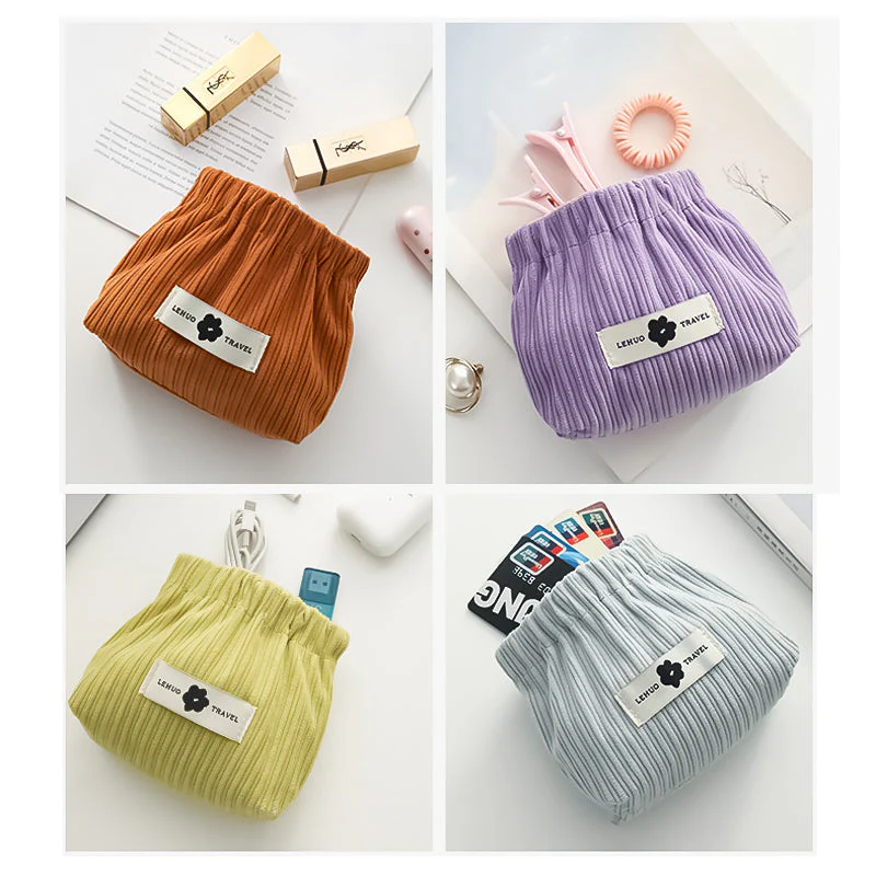 Corduroy elastische haarband organisator - Image 7