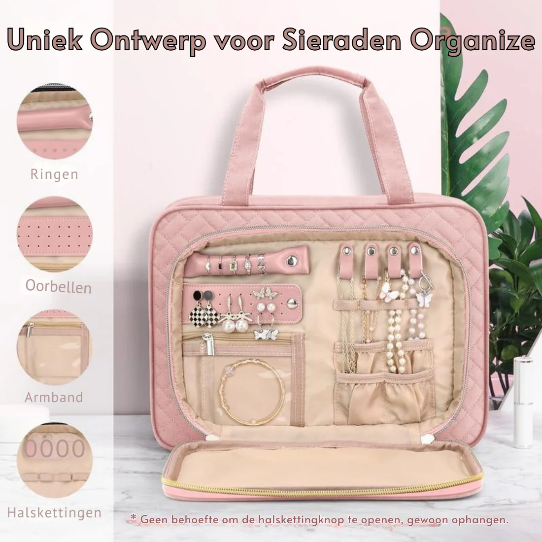 GlamEase™ – Hangend Cosmetisch Tasje voor Slimme Opbergruimte | Overzichtelijk & Ruimtebesparend | 50 % KORTING - Image 17