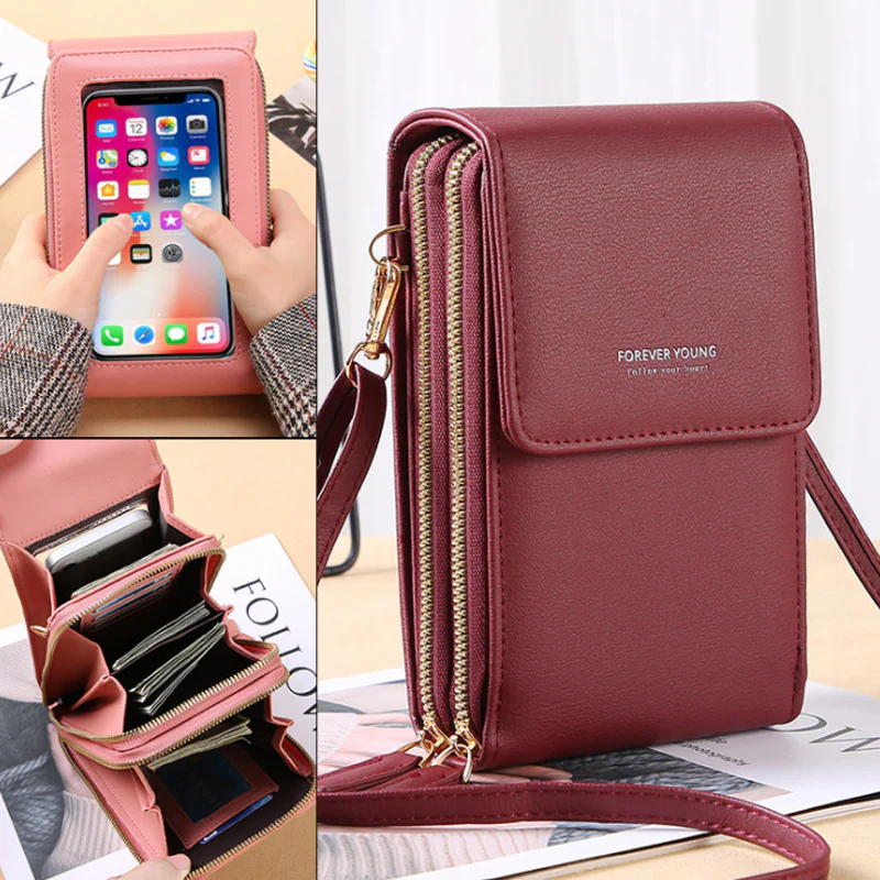 Crossbody-telefoontas met touchscreen met grote capaciteit - Image 3