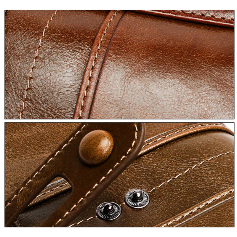 Dames echt lederen clutch lange geld portemonnee - Image 3