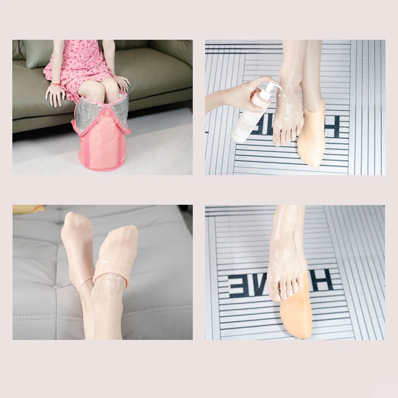 Dames Foot Spa Pedicure siliconen sokken - Image 8