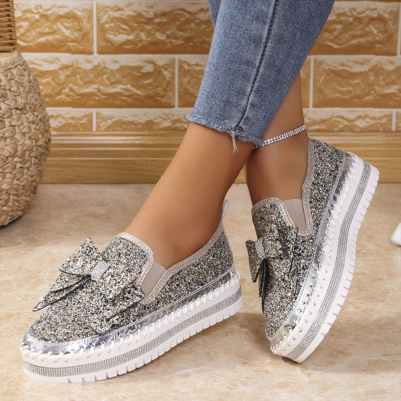 Dames Slippers - Stijlvol Comfort met Glinsterend Strass Design - Image 2